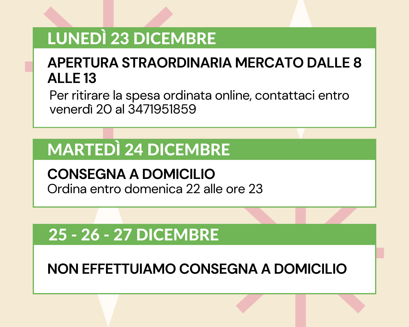 Orari dicembre