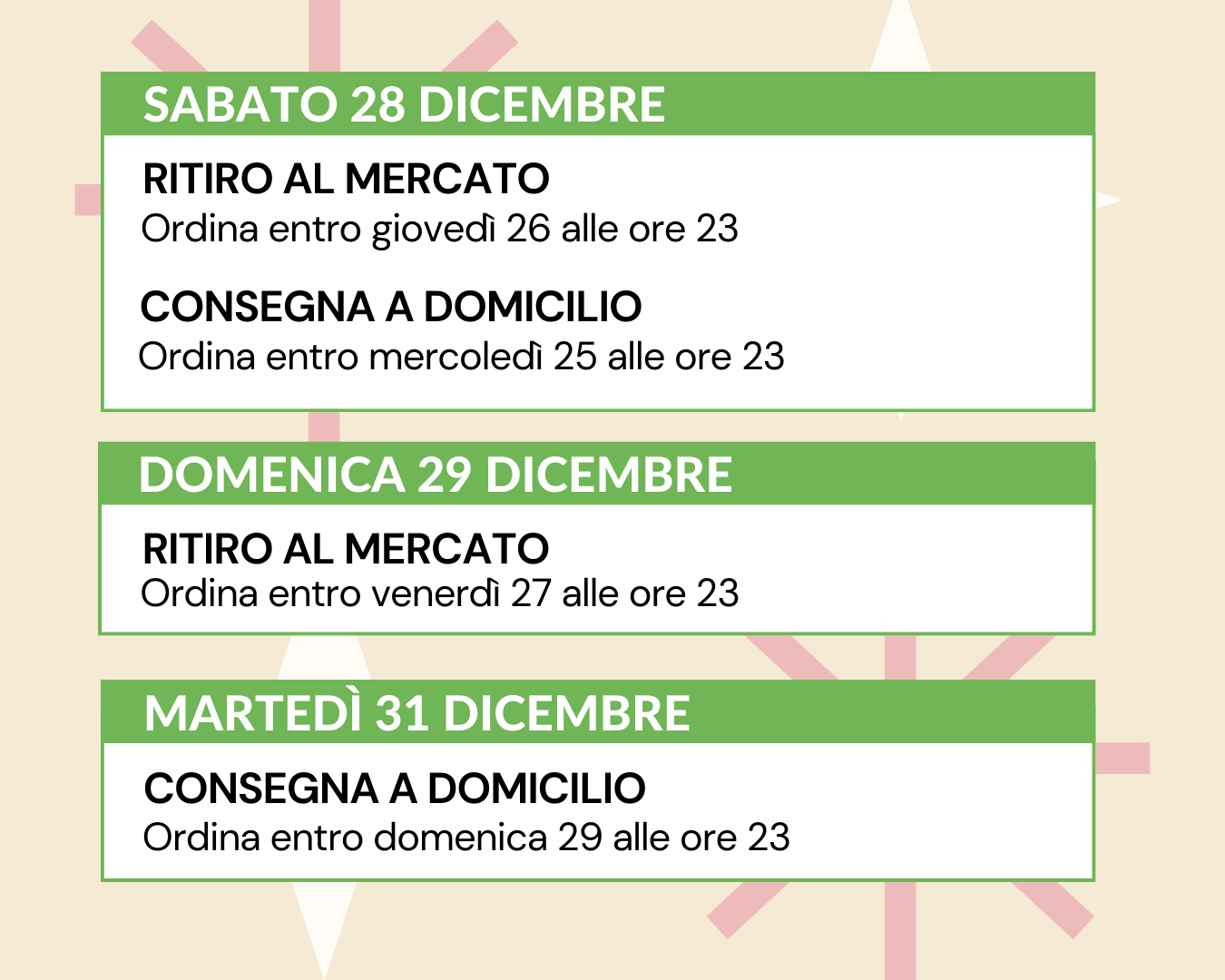 orari dicembre